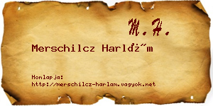 Merschilcz Harlám névjegykártya